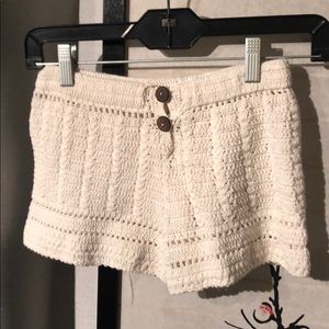 Crochet shorts